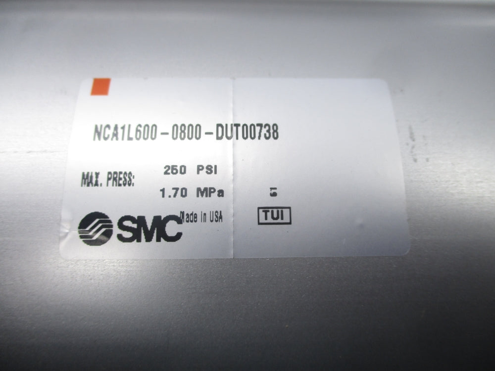 SMC NCA1L600-0800-DUT00738 250PSI NSNP