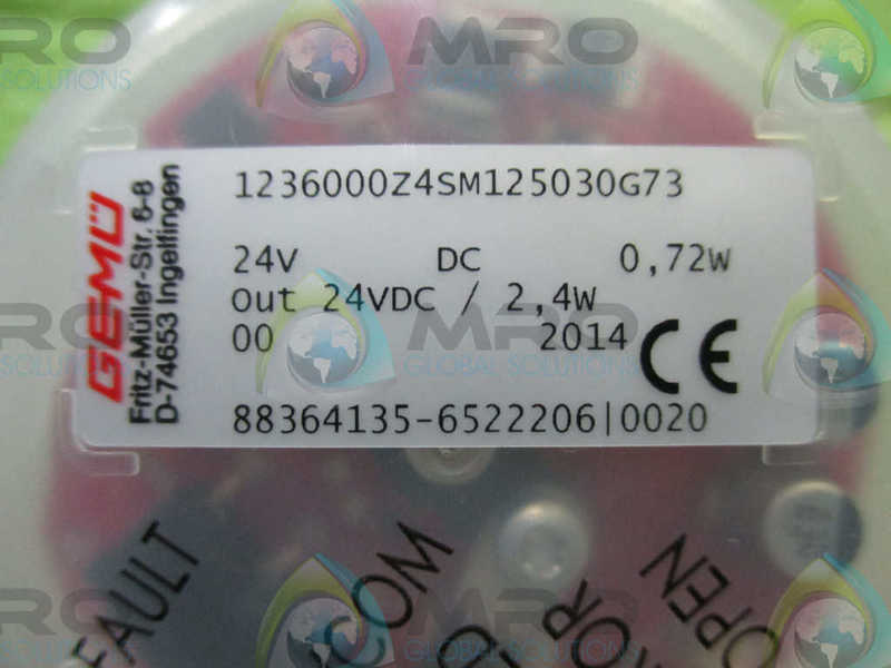 GEMU 1236000Z4SM125030G73  NSMP