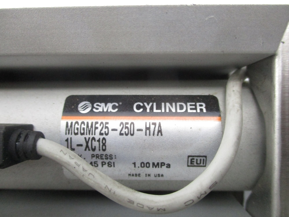 SMC MGGMF25-250-H7A1L-XC18 145PSI NSNP