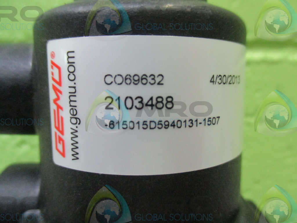 GEMU 615015D5940131-1507 PNEUMATIC VALVE *NEW IN BOX*