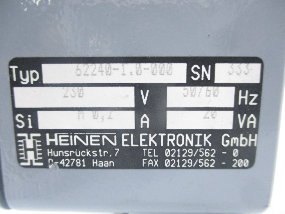 HEINEN ELEKTRONIK 62240-1.0-000 UNMP