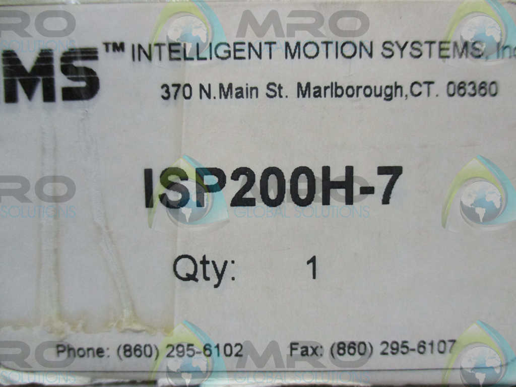INTELLIGENT MOTION SYSTEM INC. ISP200H-7 POWER SUPPLY *NEW IN BOX*