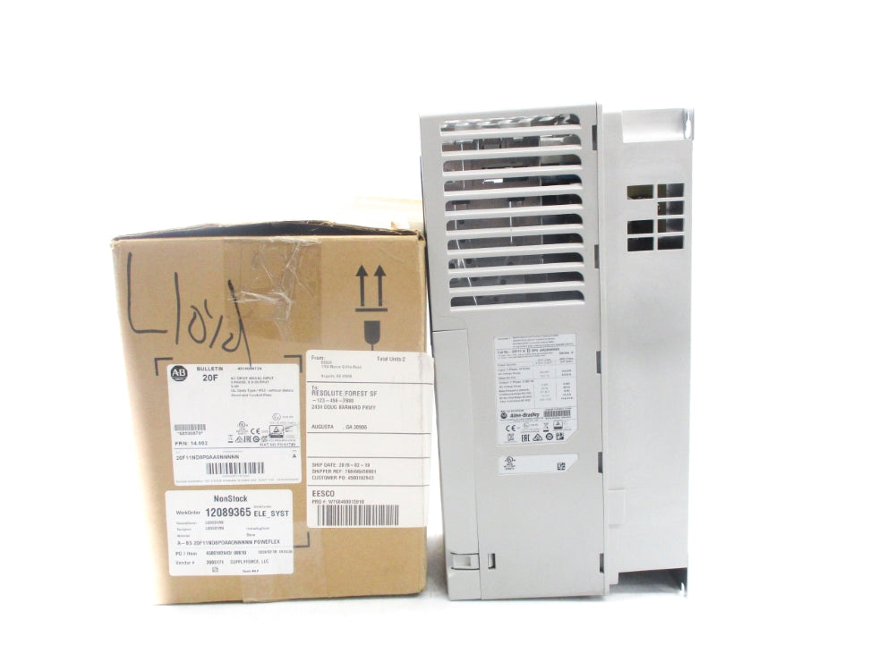 ALLEN BRADLEY 20F11ND8P0AA0NNNNN SER. A F/W 14.002 NSMP