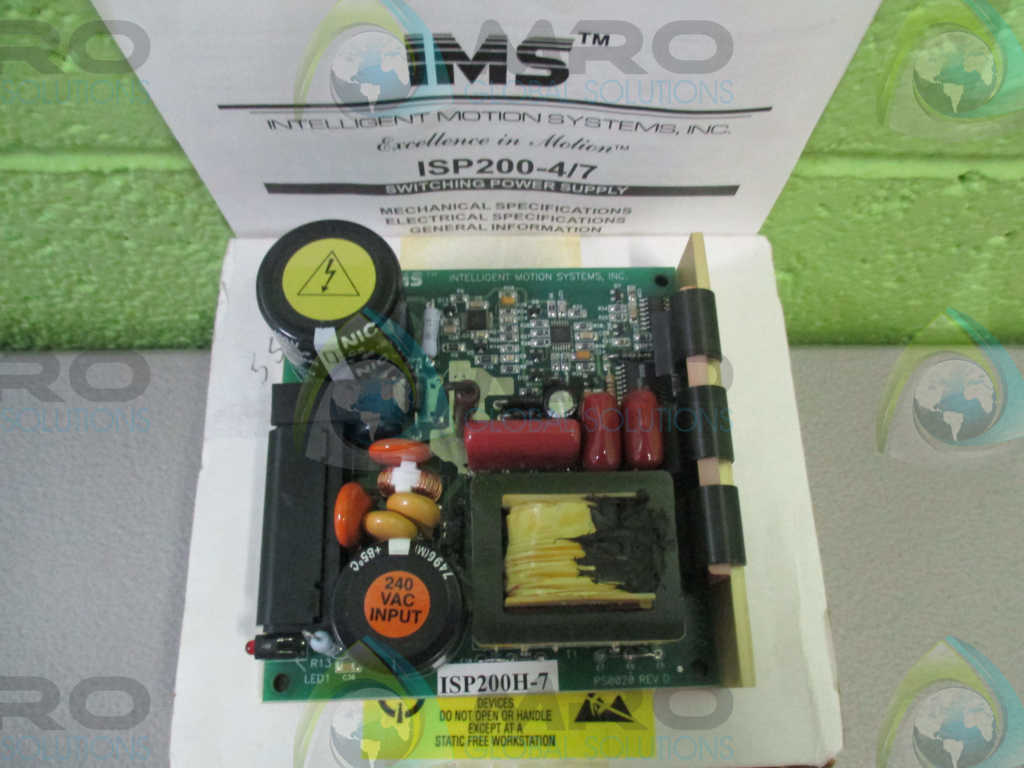 INTELLIGENT MOTION SYSTEM INC. ISP200H-7 POWER SUPPLY *NEW IN BOX*