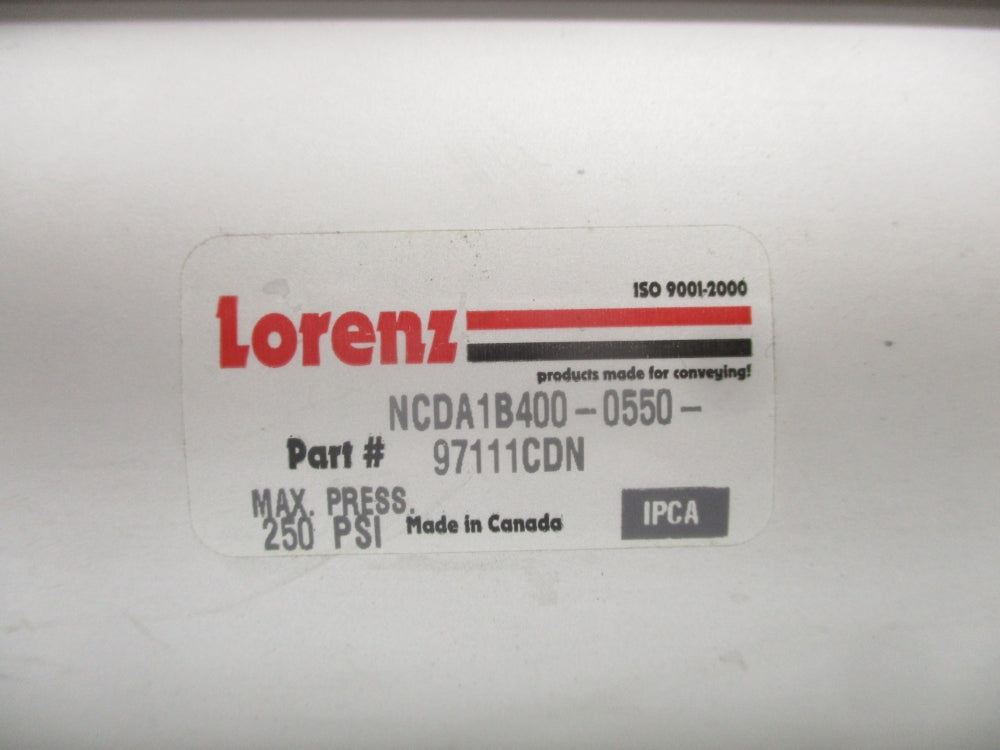 LORENZ NCDA1B400-0550-97111CDN 250PSI NSNP