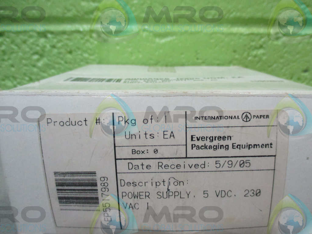 PHOENIX CONTACT EG 45-PS-230AC POWER SUPPLY *NEW IN BOX*