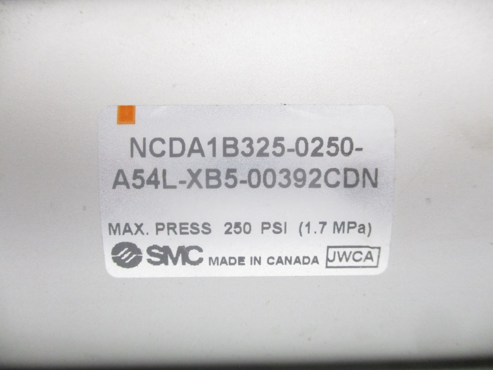 SMC NCDA1B325-0250-A54L-XB5-00392CDN 250PSI NSNP