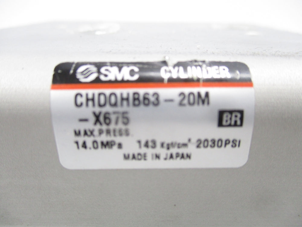 SMC CHDQHB63-20M-X675 2030PSI NSNP