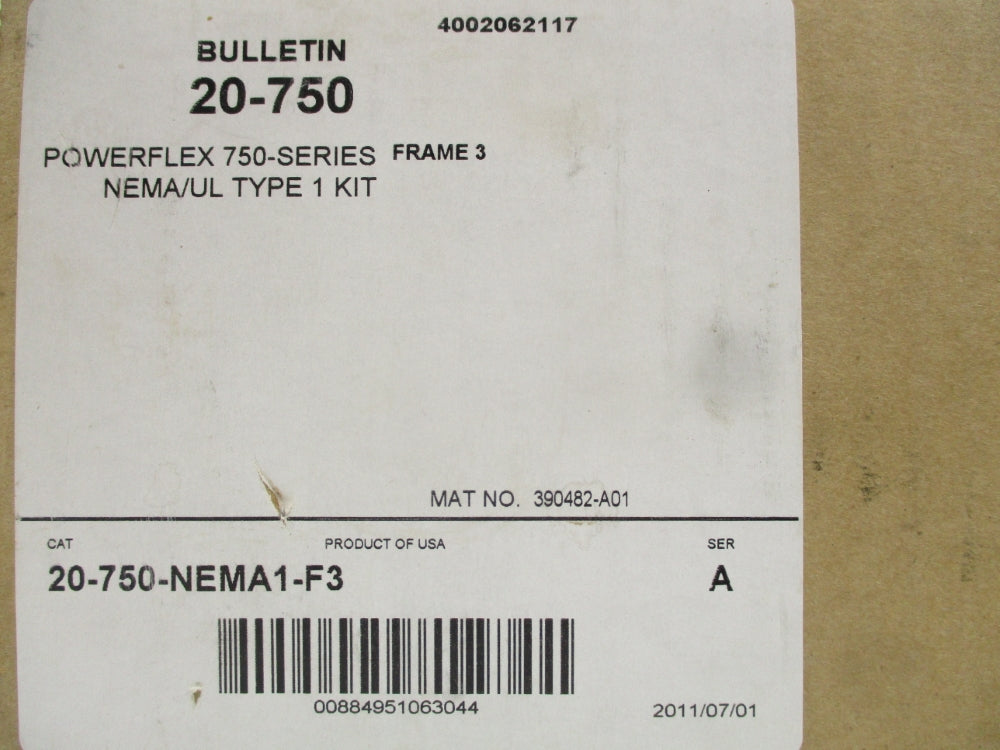ALLEN BRADLEY 20-750-NEMA1-F3 SER. A DATE: 2011 NSFS