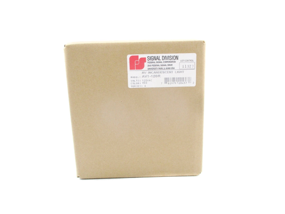 FEDERAL SIGNAL AV1-120R SER. A 120VAC NSFS