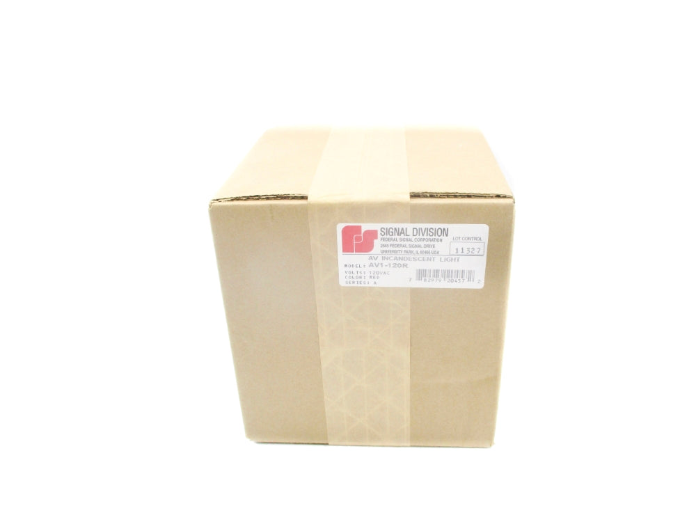 FEDERAL SIGNAL AV1-120R SER. A 120VAC NSFS