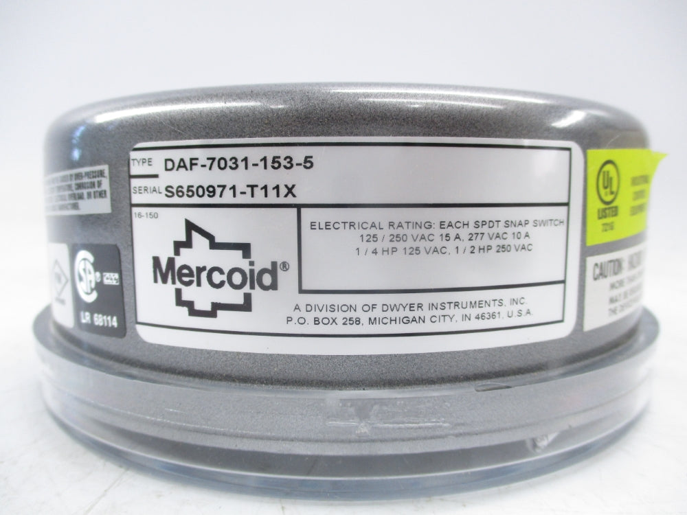MERCOID DAF-7031-153-5 2-60PSI NSMP