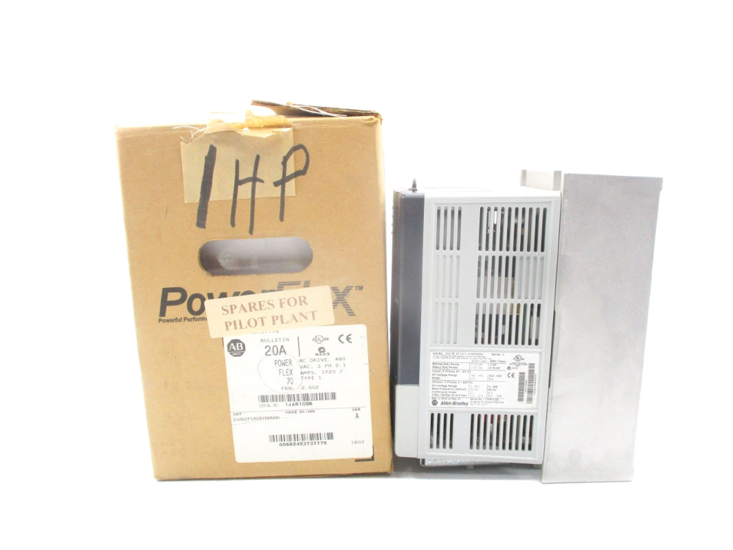 ALLEN BRADLEY 20AD2P1A0AYNNNNN SER. A F/W 2.002 NSMP
