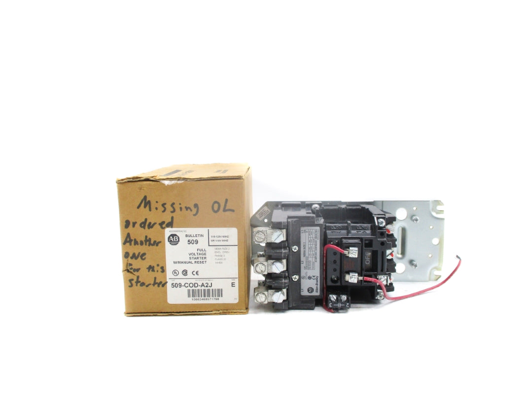 ALLEN BRADLEY 509-COD-A2J SER. E (AS PICTURED) (BR/WH) NSMP