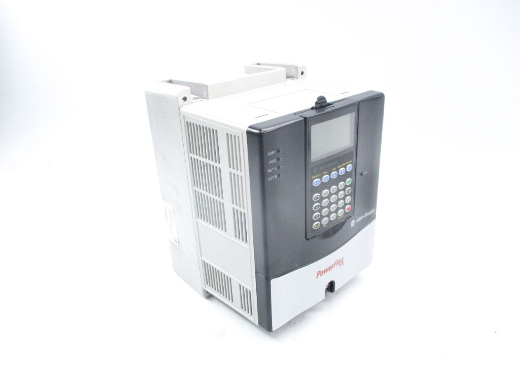 ALLEN BRADLEY 20AD8P0A3AYNANC0 SER. A F/W 5.001 480VAC 8A NSMP