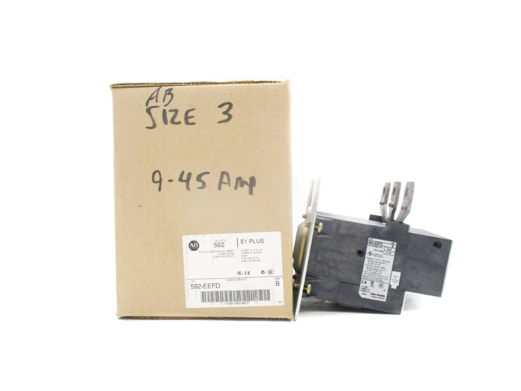 ALLEN BRADLEY 592-EEFD SER. B 9-45A (BR/WH) NSMP