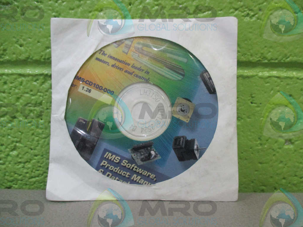 IMS IMS-CD100-000 VER.1.26 IMS SOFTWARE FOR PRODUCTS, MANUALS,& DATA SHEETS *NEW IN BAG*