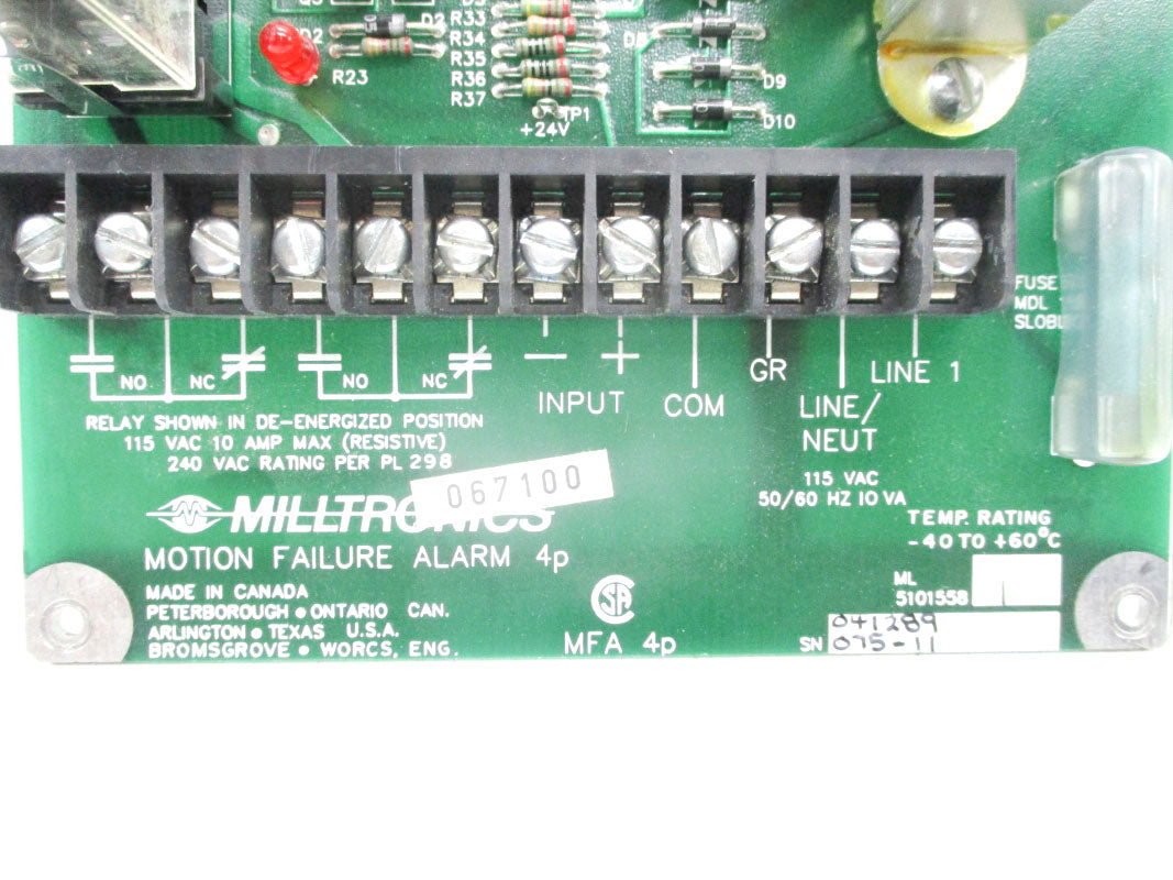 MILLTRONICS MFA4P (AS PICTURED) UNMP
