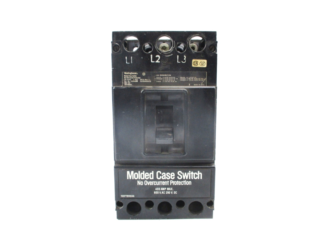WESTINGHOUSE LB3400NW 400A 600VAC UNMP