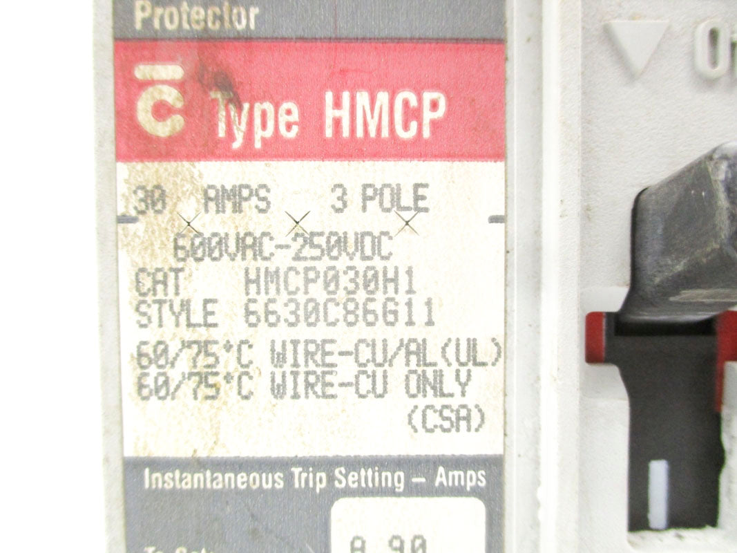 WESTINGHOUSE HMCP030H1 30A 600V NSNP