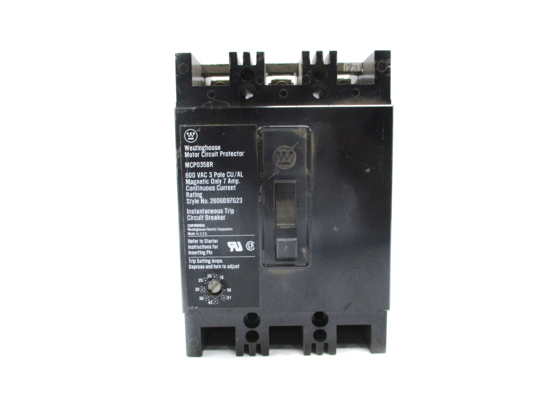 WESTINGHOUSE MCP0358R 600VAC 7A NSNP
