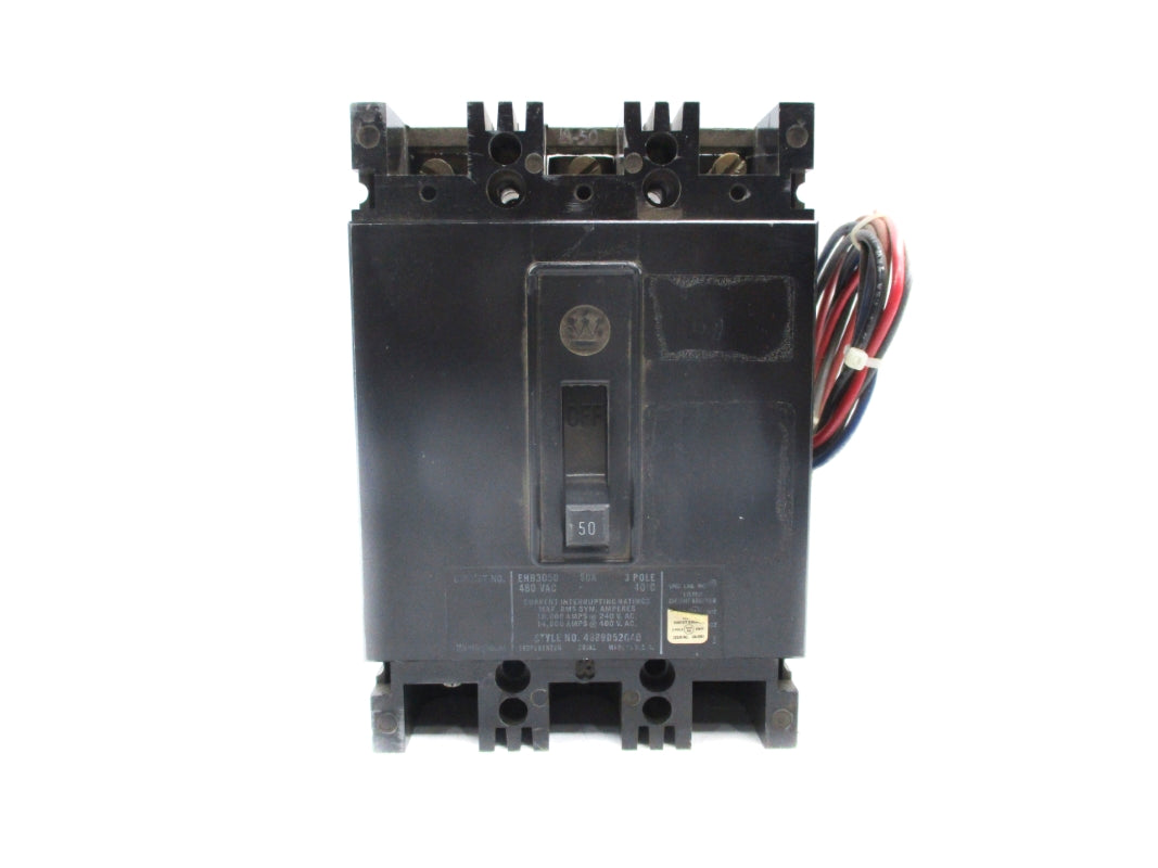 WESTINGHOUSE EHB3050 50A 480V NSNP