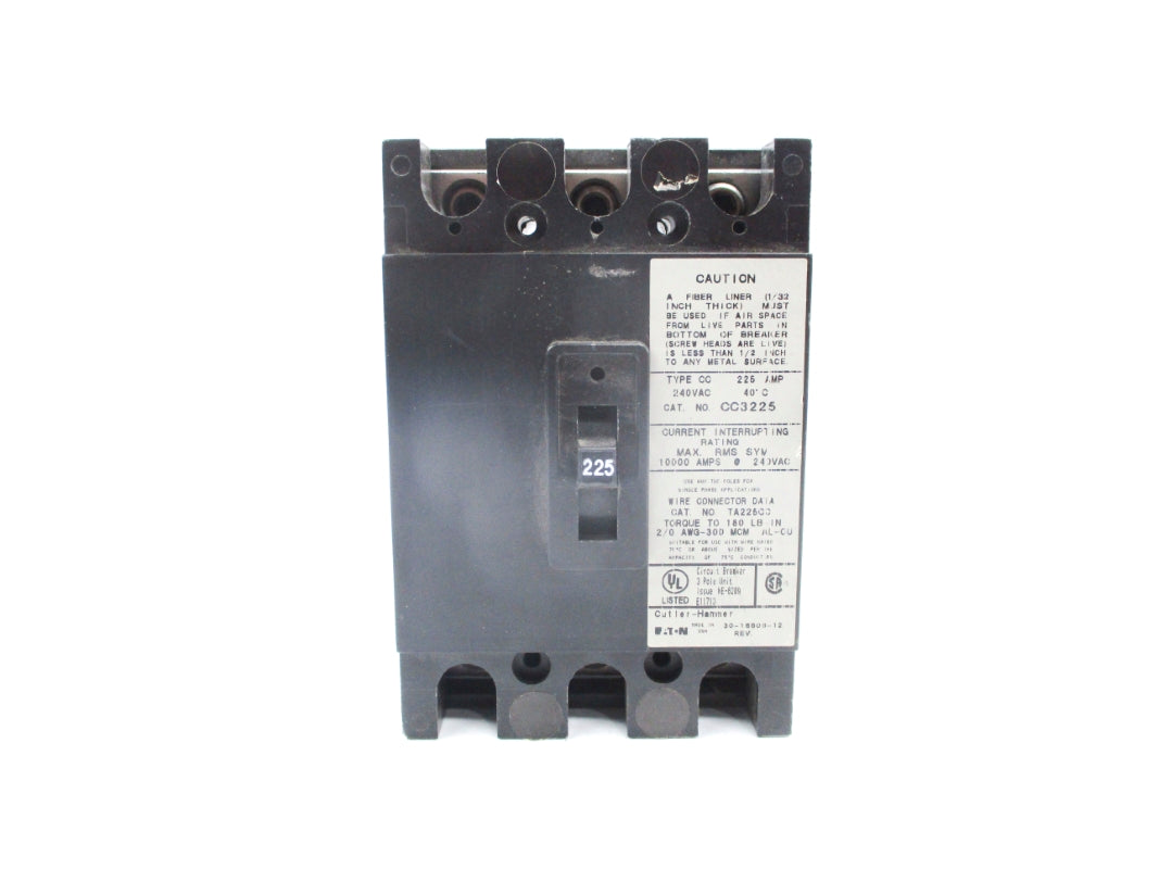 CUTLER HAMMER CC3225 225A 240V NSNP