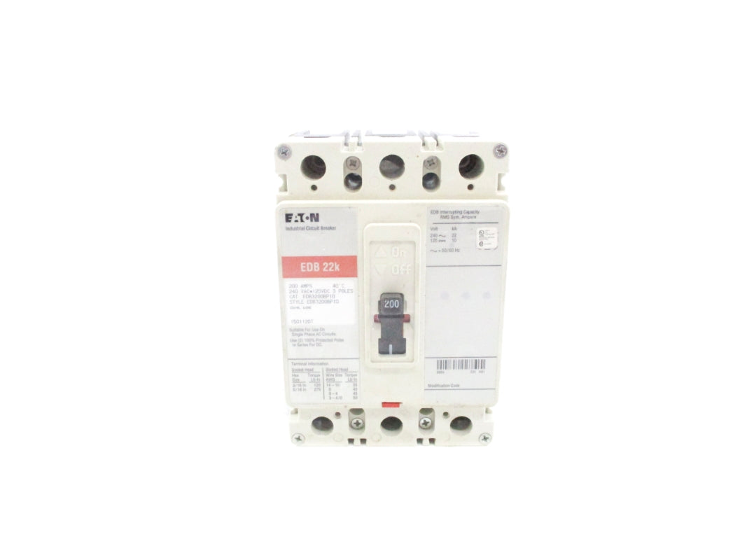 EATON EDB3200BP10 200A 240V UNMP