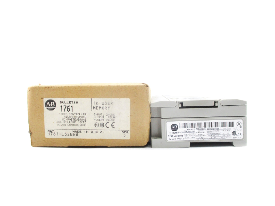 ALLEN BRADLEY 1761-L32BWB SER. D F/W 1.0 NSMP