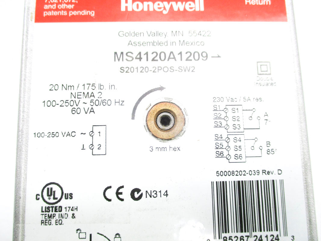 HONEYWELL MS4120A1209 NSMP
