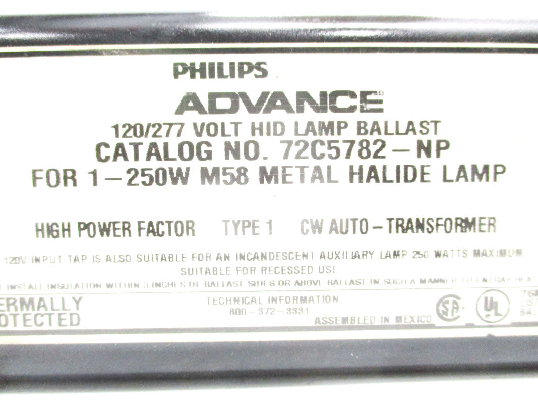 PHILIPS ADVANCE 72C5782-NP NSMP
