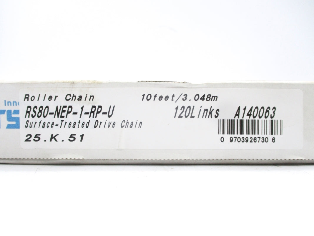 TSUBAKI RS80-NEP-1-RP-U 10FT NSFS