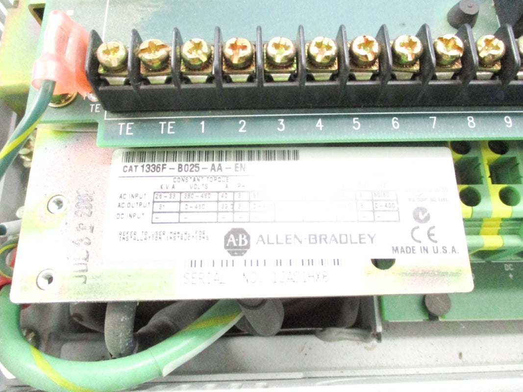 ALLEN BRADLEY 1336F-B025-AA-EN SER. A (AS PICTURED) NSNP