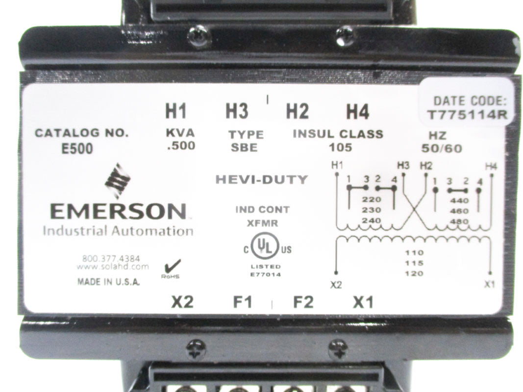 EMERSON E500 240/480V NSNP