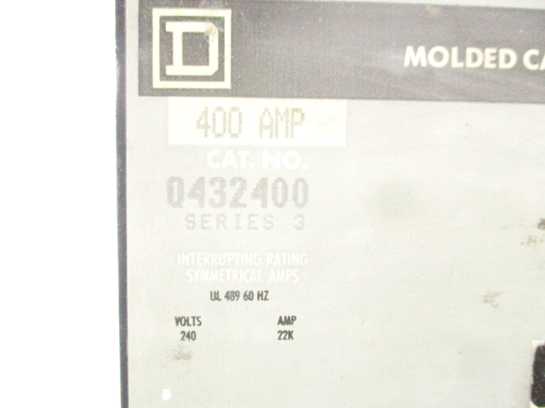 SQUARE D 0432400 400A 240V UNMP