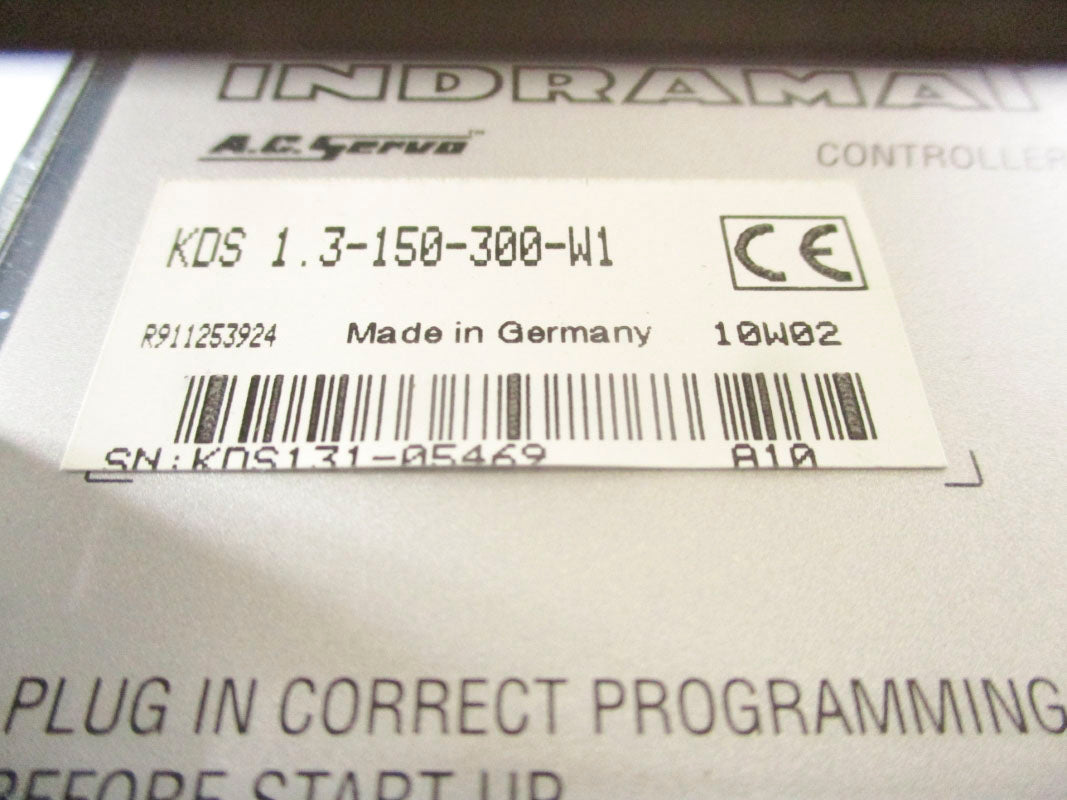 INDRAMAT KDS1.3-150-300-W1 R911253924 REMAN