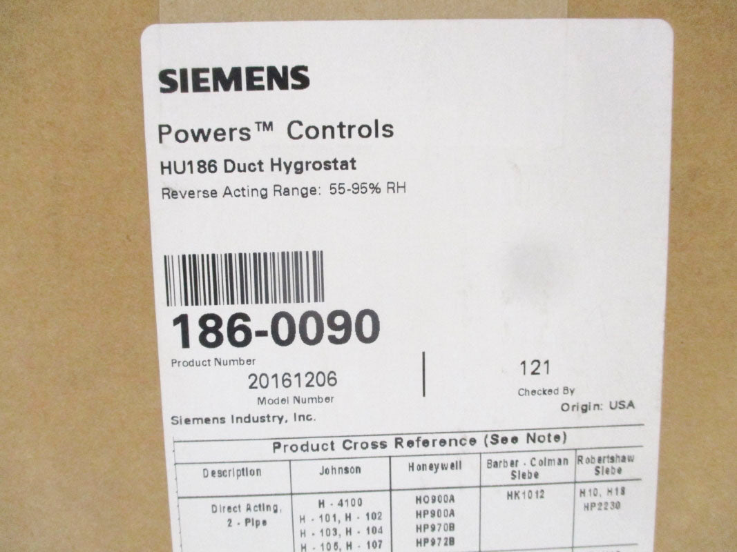 SIEMENS 186-0090 NSFS