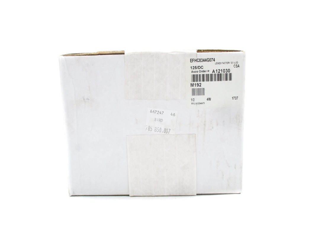 ASCO EFHC8344G074 1/2 125DC NSFS