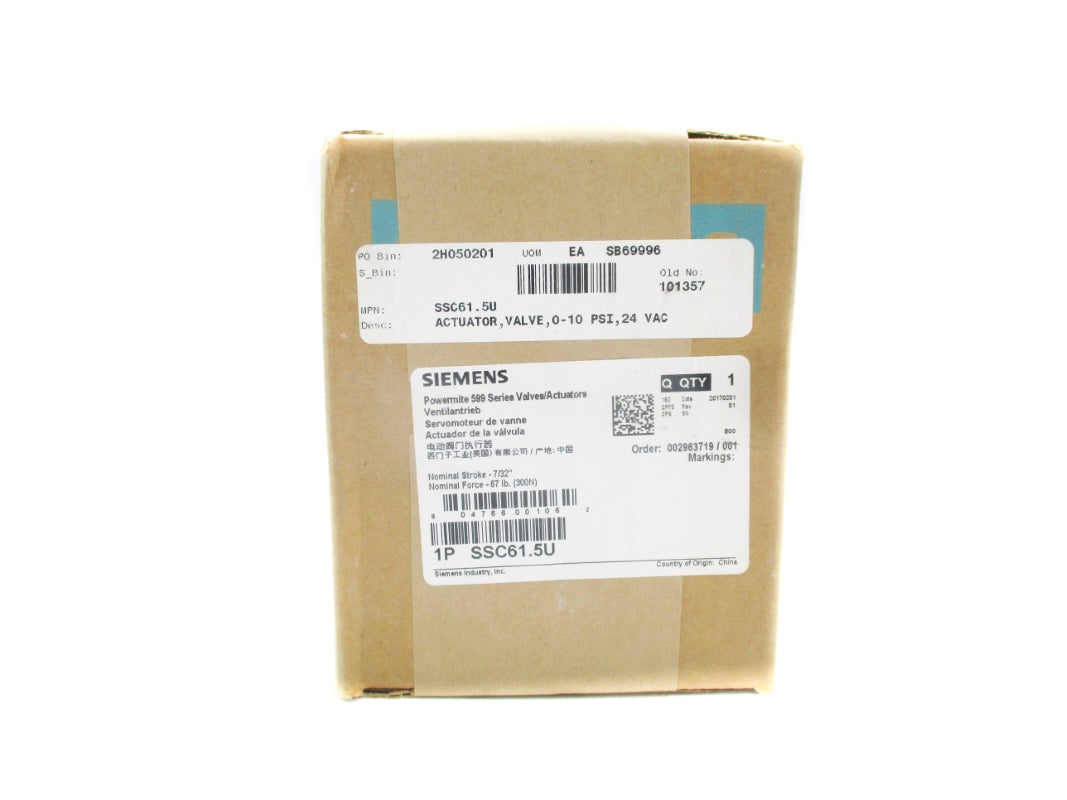 SIEMENS SSC61.5U NSFS