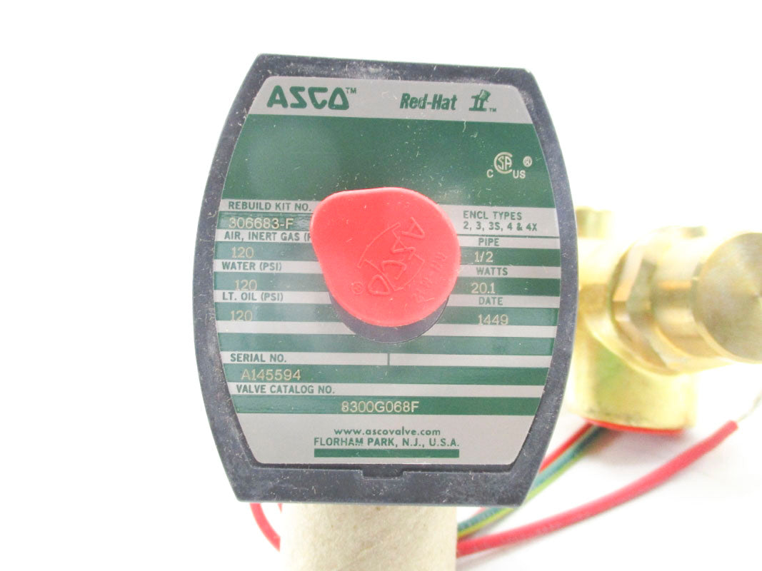 ASCO 8300G068F 120V 120PSI 1/2" NSMP
