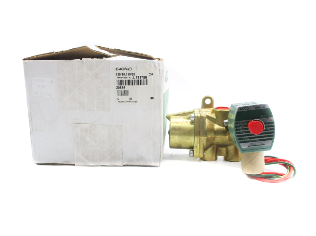 ASCO 8344G074MO 1/2 110/120V NSMP