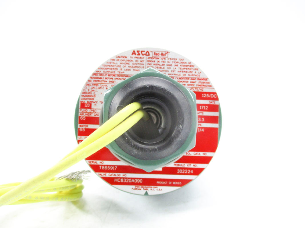 ASCO HC8320A090 1/4 65PSI 125DC NSMP