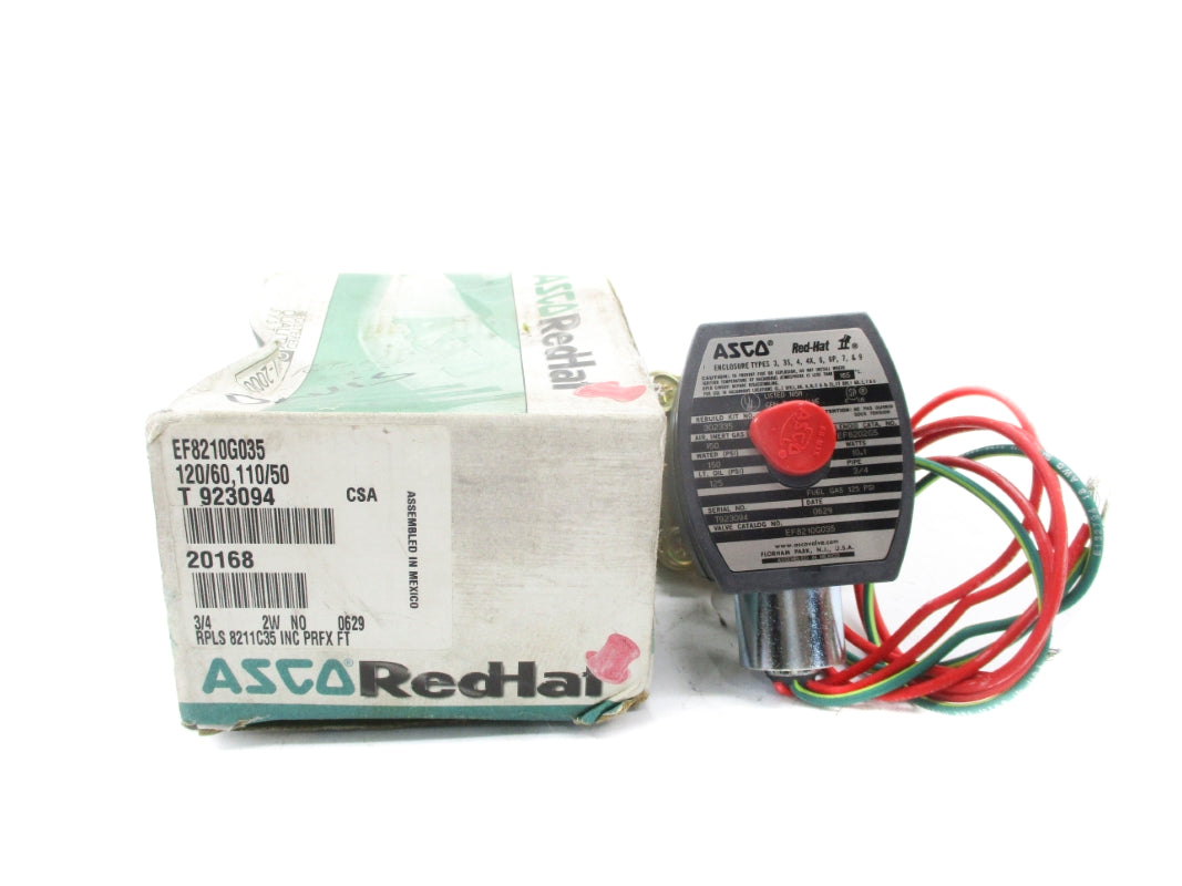 ASCO EF8210G035 3/4 125-150PSI 110/120V NSMP