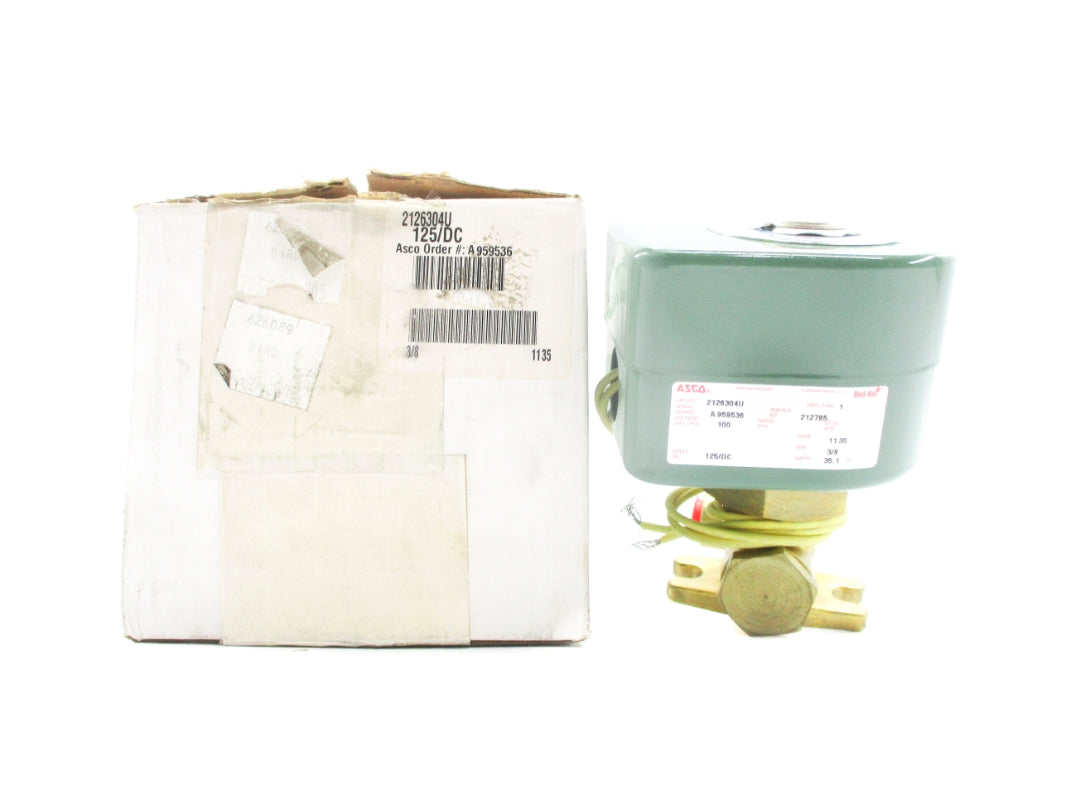 ASCO 2126304U 3/8 100PSI 125/DC NSMP