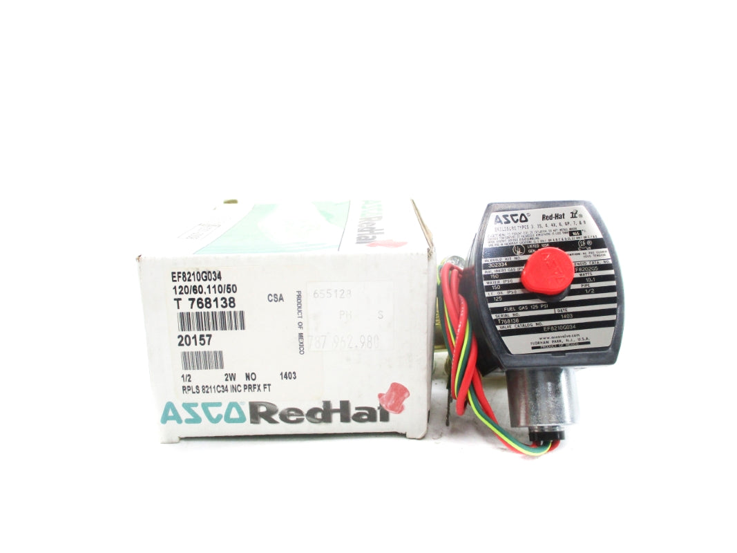 ASCO EF8210G034 110/120V 125-150PSI 1/2" NSMP