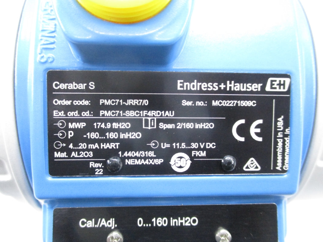 ENDRESS+HAUSER PMC71-JRR7/0 NSNP