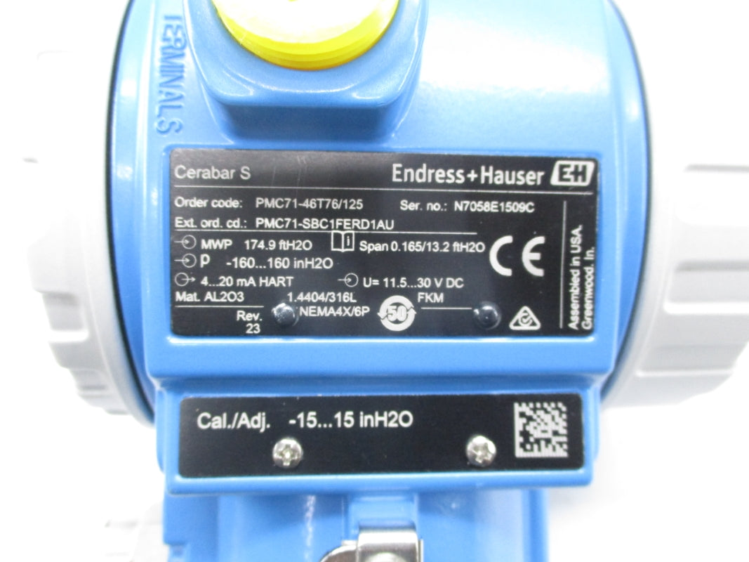ENDRESS+HAUSER PMC71-46T76/125 NSMP
