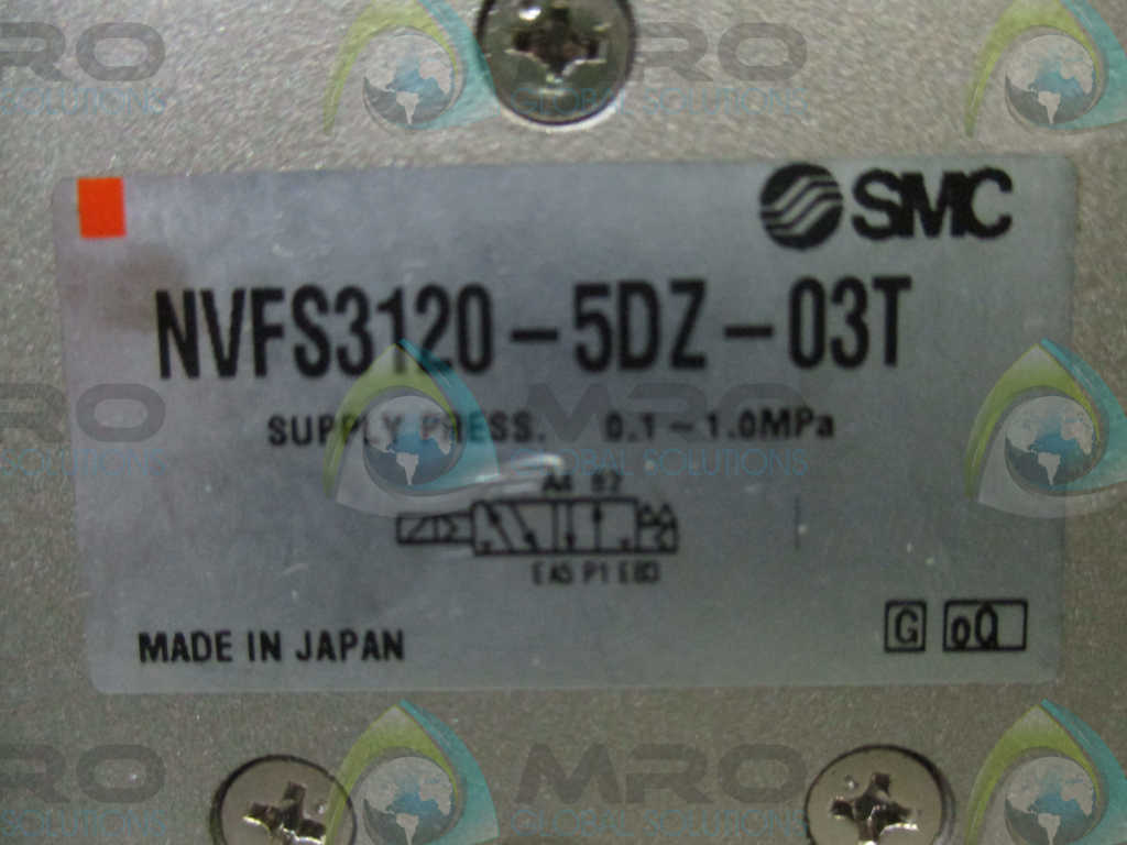 SMC NVFS120-5DZ-03T 4-WAY SOLENOID VALVE *NEW NO BOX*