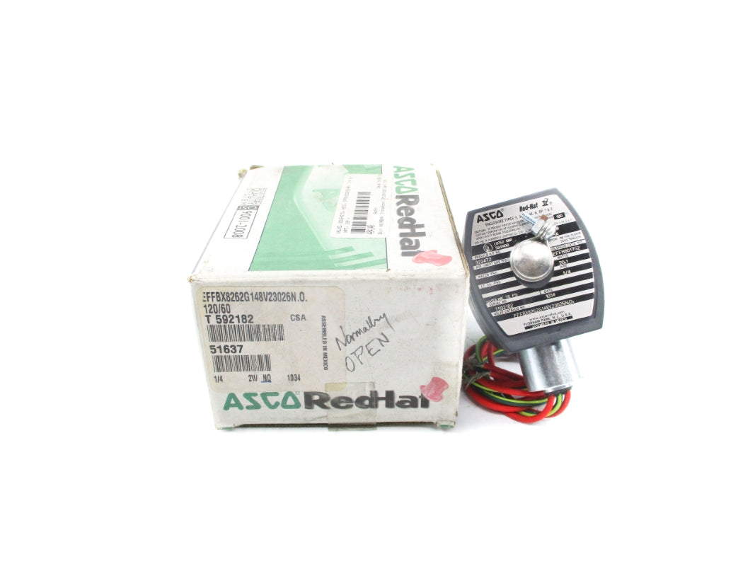 ASCO EFFBX8262G148V23026N.O 1/4 70PSI 120/60 NSMP