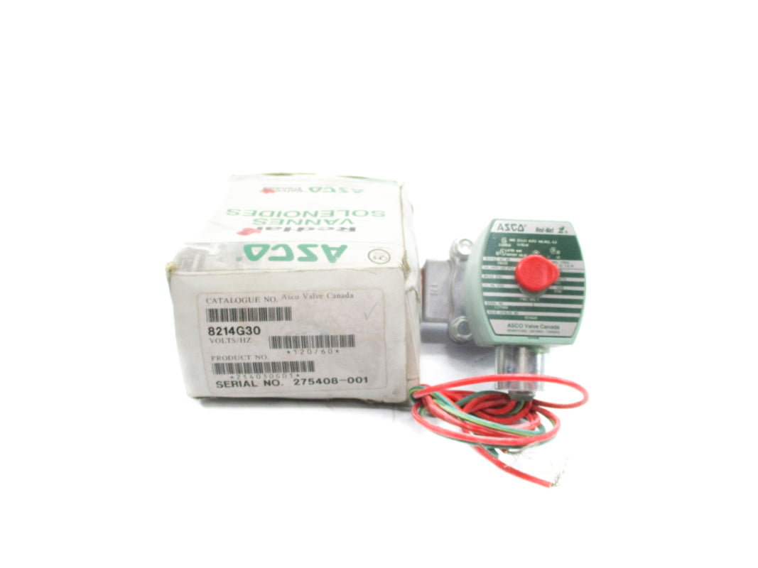 ASCO 8214G30 3/4 5PSI 110/120V NSMP